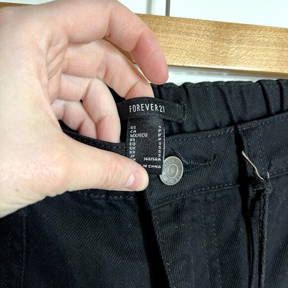 NWT Forever 21 Black Wide Leg Pants LAST CALL - Picture 4 of 7